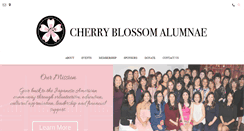 Desktop Screenshot of cherryblossomalumnae.org