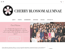 Tablet Screenshot of cherryblossomalumnae.org